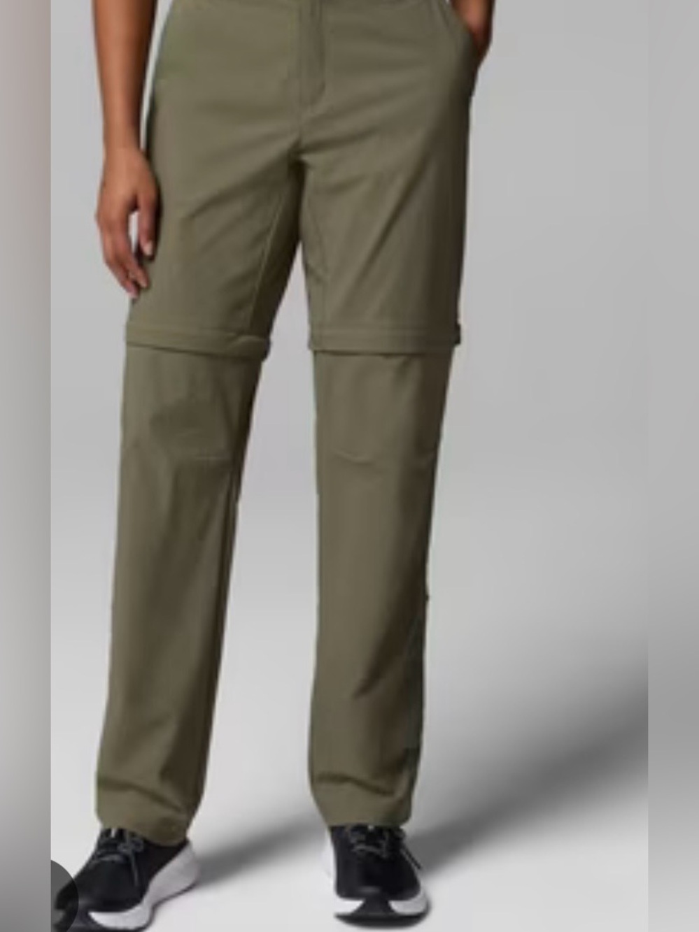Columbia|Olive green convertible pants/Zip to shorts•Hiking Camping Essentials•